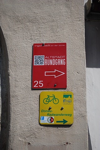 Chemin cycliste du Danube, Ingolstadt